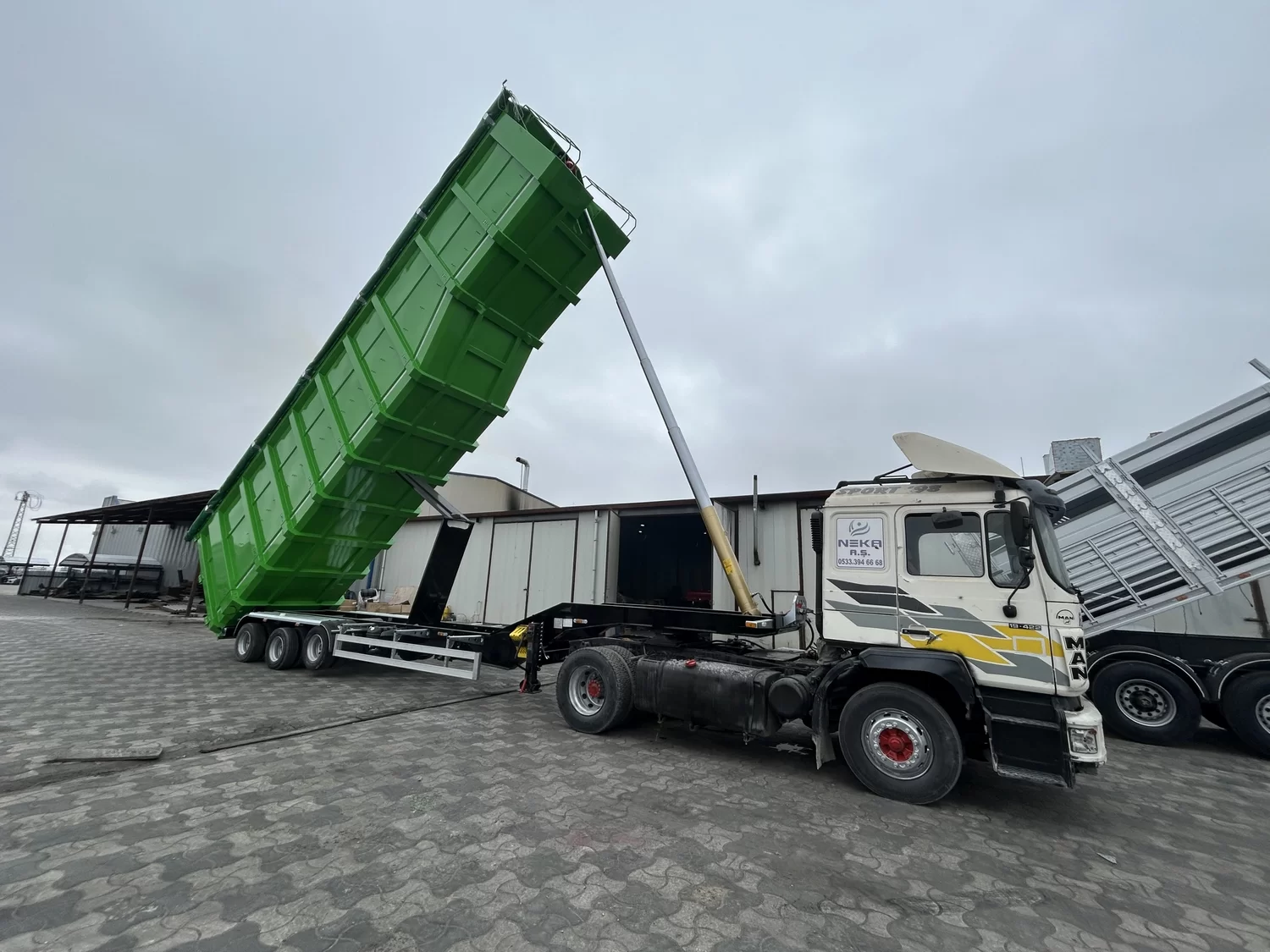 SCRAP TIPPER TRAILER 85 M3